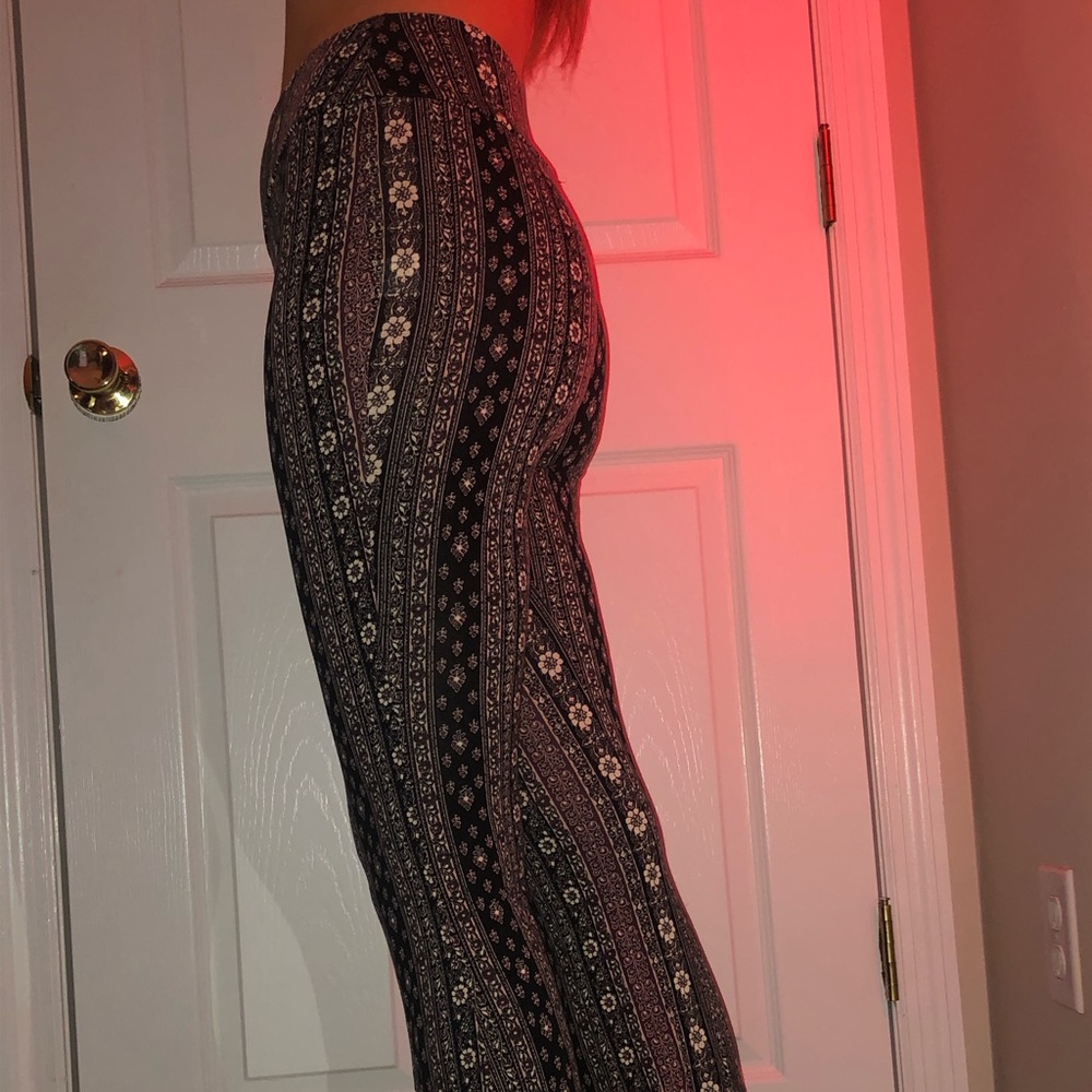 Floral Hippie Bell Bottom Tight pants